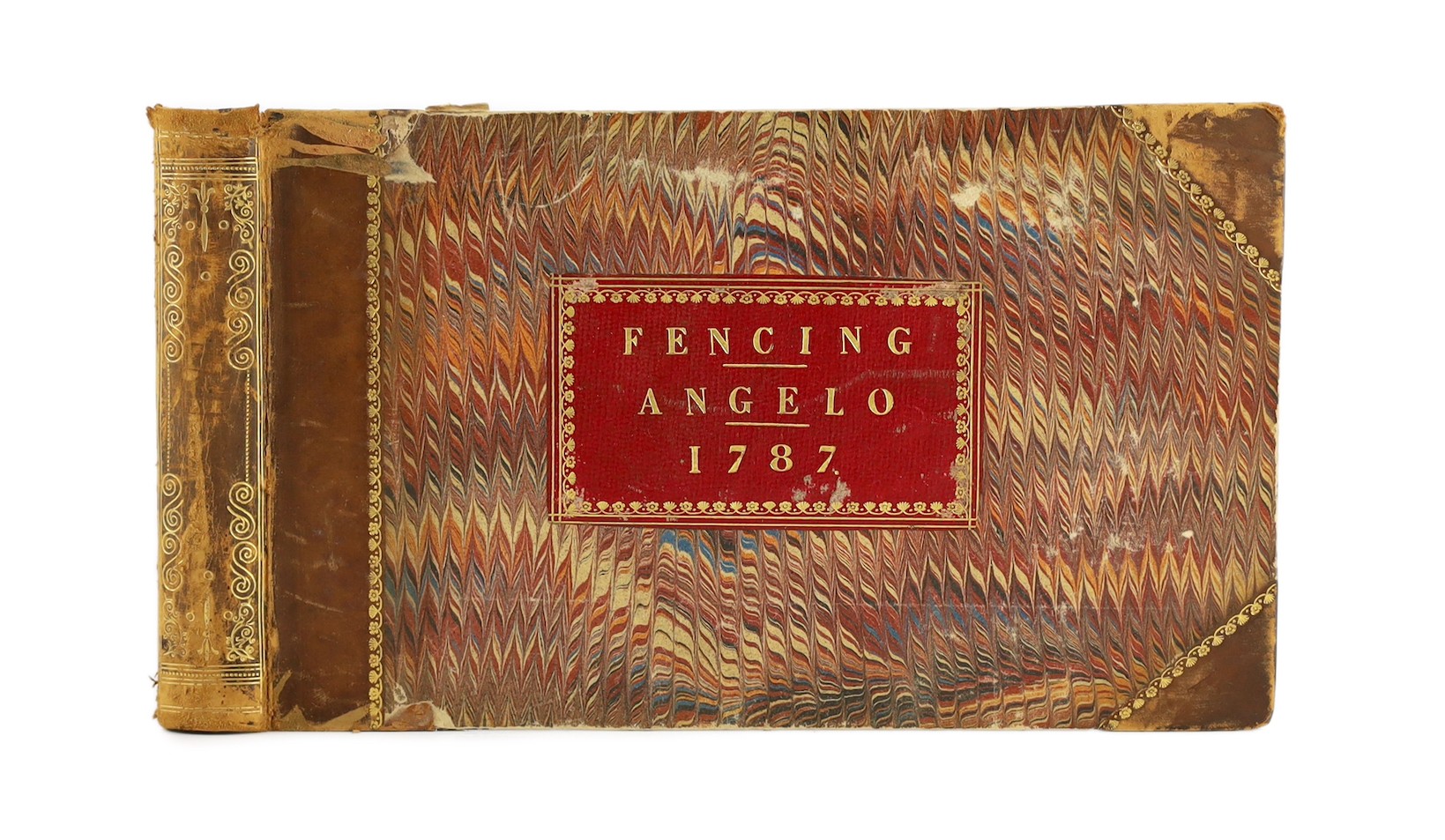 Angelo, Henry - The School of Fencing with ... the Principal Attitudes and Positions Peculiar to the Art. First edition.